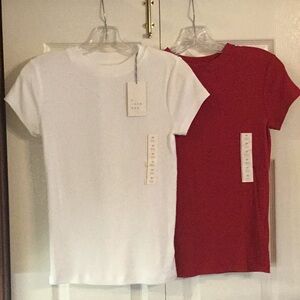 NWT  A New Day knit shirts “Two”  XS